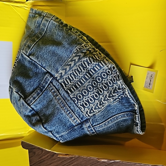 MARC JACOBS PATCHWORK DENIM BUCKET HAT SIZE XS/S - Picture 10 of 17